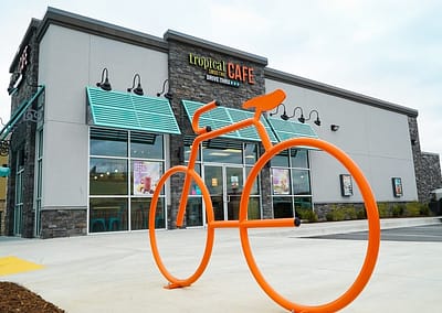 Tropical Smoothie Bike Sculpture